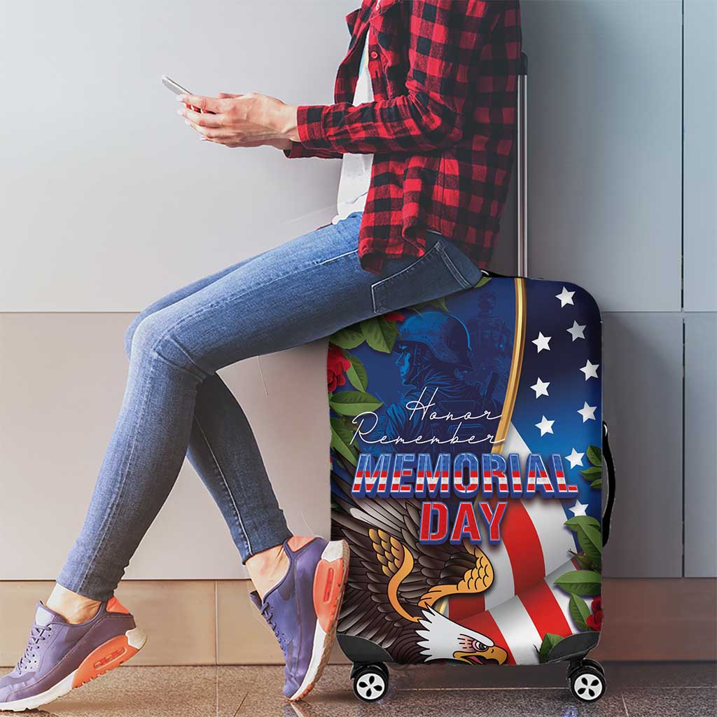 United States Memorial Day-Honor and Remember Luggage Cover