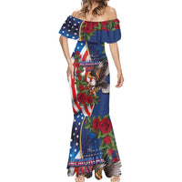 United States Memorial Day-Honor and Remember Mermaid Dress