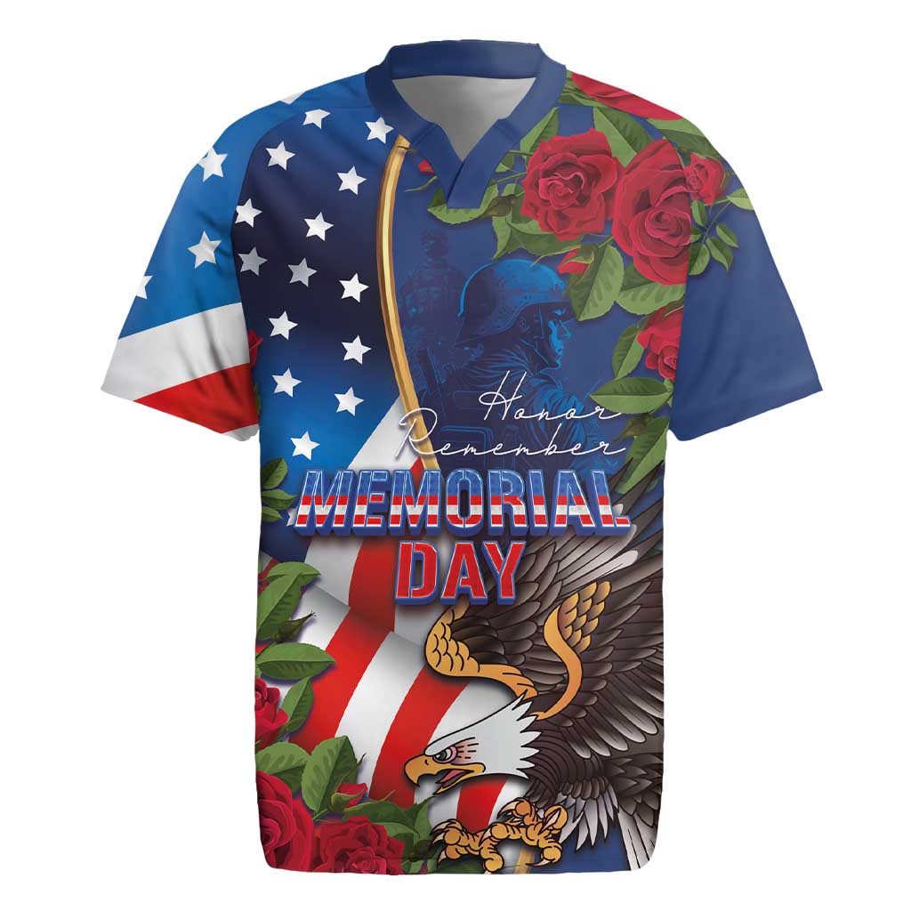 United States Memorial Day-Honor and Remember Rugby Jersey