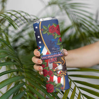 United States Memorial Day-Honor and Remember Skinny Tumbler