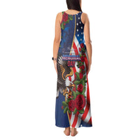United States Memorial Day-Honor and Remember Tank Maxi Dress