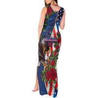 United States Memorial Day-Honor and Remember Tank Maxi Dress