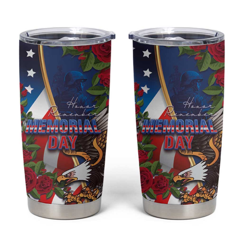 United States Memorial Day-Honor and Remember Tumbler Cup