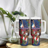 United States Memorial Day-Honor and Remember Tumbler With Handle
