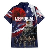 United States Memorial Day Family Matching Mermaid Dress and Hawaiian Shirt Bald Eagle US Soldier-Honor and Remember The Fallen