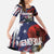 United States Memorial Day Family Matching Summer Maxi Dress and Hawaiian Shirt Bald Eagle US Soldier-Honor and Remember The Fallen