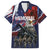 United States Memorial Day Family Matching Summer Maxi Dress and Hawaiian Shirt Bald Eagle US Soldier-Honor and Remember The Fallen