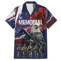 United States Memorial Day Family Matching Tank Maxi Dress and Hawaiian Shirt Bald Eagle US Soldier-Honor and Remember The Fallen
