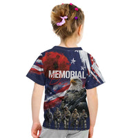 United States Memorial Day Kid T Shirt Bald Eagle US Soldier-Honor and Remember The Fallen