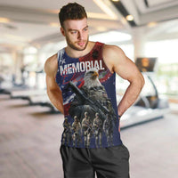 United States Memorial Day Men Tank Top Bald Eagle US Soldier-Honor and Remember The Fallen