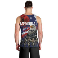 United States Memorial Day Men Tank Top Bald Eagle US Soldier-Honor and Remember The Fallen