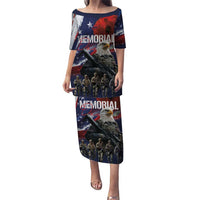 United States Memorial Day Puletasi Bald Eagle US Soldier-Honor and Remember The Fallen