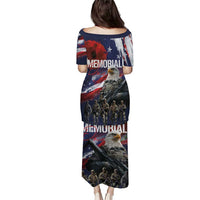 United States Memorial Day Puletasi Bald Eagle US Soldier-Honor and Remember The Fallen