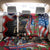 Hawaii and United States Memorial Day Back Car Seat Cover Honor and Remember The Fallen