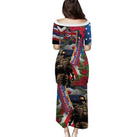 Hawaii and United States Memorial Day Puletasi Honor and Remember The Fallen