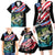 Personalized Bass Fishing Family Matching Long Sleeve Bodycon Dress and Hawaiian Shirt With American Flag - Wonder Print Shop