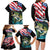 Personalized Bass Fishing Family Matching Long Sleeve Bodycon Dress and Hawaiian Shirt With American Flag - Wonder Print Shop