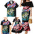 Personalized Bass Fishing Family Matching Mermaid Dress and Hawaiian Shirt With American Flag - Wonder Print Shop