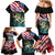 Personalized Bass Fishing Family Matching Mermaid Dress and Hawaiian Shirt With American Flag - Wonder Print Shop