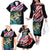 Personalized Bass Fishing Family Matching Off The Shoulder Long Sleeve Dress and Hawaiian Shirt With American Flag - Wonder Print Shop