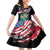 Personalized Bass Fishing Family Matching Summer Maxi Dress and Hawaiian Shirt With American Flag - Wonder Print Shop