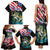 Personalized Bass Fishing Family Matching Tank Maxi Dress and Hawaiian Shirt With American Flag - Wonder Print Shop