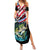 Personalized Bass Fishing Summer Maxi Dress With American Flag - Wonder Print Shop