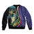 Bass Fishing Bomber Jacket Double Largemouth Bass Old Style - Wonder Print Shop