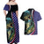 Bass Fishing Couples Matching Off Shoulder Maxi Dress and Hawaiian Shirt Double Largemouth Bass Old Style - Wonder Print Shop
