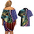 Bass Fishing Couples Matching Off Shoulder Short Dress and Hawaiian Shirt Double Largemouth Bass Old Style - Wonder Print Shop