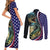 Bass Fishing Couples Matching Short Sleeve Bodycon Dress and Long Sleeve Button Shirt Double Largemouth Bass Old Style - Wonder Print Shop