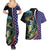 Bass Fishing Couples Matching Summer Maxi Dress and Hawaiian Shirt Double Largemouth Bass Old Style - Wonder Print Shop