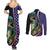 Bass Fishing Couples Matching Summer Maxi Dress and Long Sleeve Button Shirt Double Largemouth Bass Old Style - Wonder Print Shop