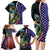 Bass Fishing Family Matching Long Sleeve Bodycon Dress and Hawaiian Shirt Double Largemouth Bass Old Style - Wonder Print Shop