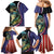Bass Fishing Family Matching Mermaid Dress and Hawaiian Shirt Double Largemouth Bass Old Style - Wonder Print Shop