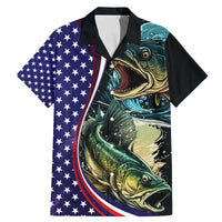 Bass Fishing Family Matching Mermaid Dress and Hawaiian Shirt Double Largemouth Bass Old Style - Wonder Print Shop