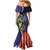 Bass Fishing Family Matching Mermaid Dress and Hawaiian Shirt Double Largemouth Bass Old Style - Wonder Print Shop