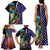 Bass Fishing Family Matching Tank Maxi Dress and Hawaiian Shirt Double Largemouth Bass Old Style - Wonder Print Shop