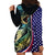 Bass Fishing Hoodie Dress Double Largemouth Bass Old Style - Wonder Print Shop