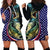 Bass Fishing Hoodie Dress Double Largemouth Bass Old Style - Wonder Print Shop