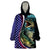 Bass Fishing Wearable Blanket Hoodie Double Largemouth Bass Old Style - Wonder Print Shop