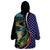 Bass Fishing Wearable Blanket Hoodie Double Largemouth Bass Old Style - Wonder Print Shop