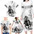 Kentucky Horses Racing Family Matching Long Sleeve Bodycon Dress and Hawaiian Shirt Jockey Drawing Style - Wonder Print Shop