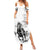Kentucky Horses Racing Family Matching Summer Maxi Dress and Hawaiian Shirt Jockey Drawing Style - Wonder Print Shop