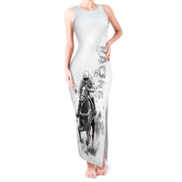 Kentucky Horses Racing Tank Maxi Dress Jockey Drawing Style - Wonder Print Shop