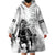Kentucky Horses Racing Wearable Blanket Hoodie Jockey Drawing Style - Wonder Print Shop