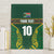 Custom South Africa Rugby Canvas Wall Art Springboks Spirit and King Protea