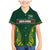 Custom South Africa Rugby Family Matching Mermaid Dress and Hawaiian Shirt Springboks Spirit and King Protea