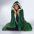 Custom South Africa Rugby Hooded Blanket Springboks Spirit and King Protea