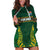 Custom South Africa Rugby Hoodie Dress Springboks Spirit and King Protea